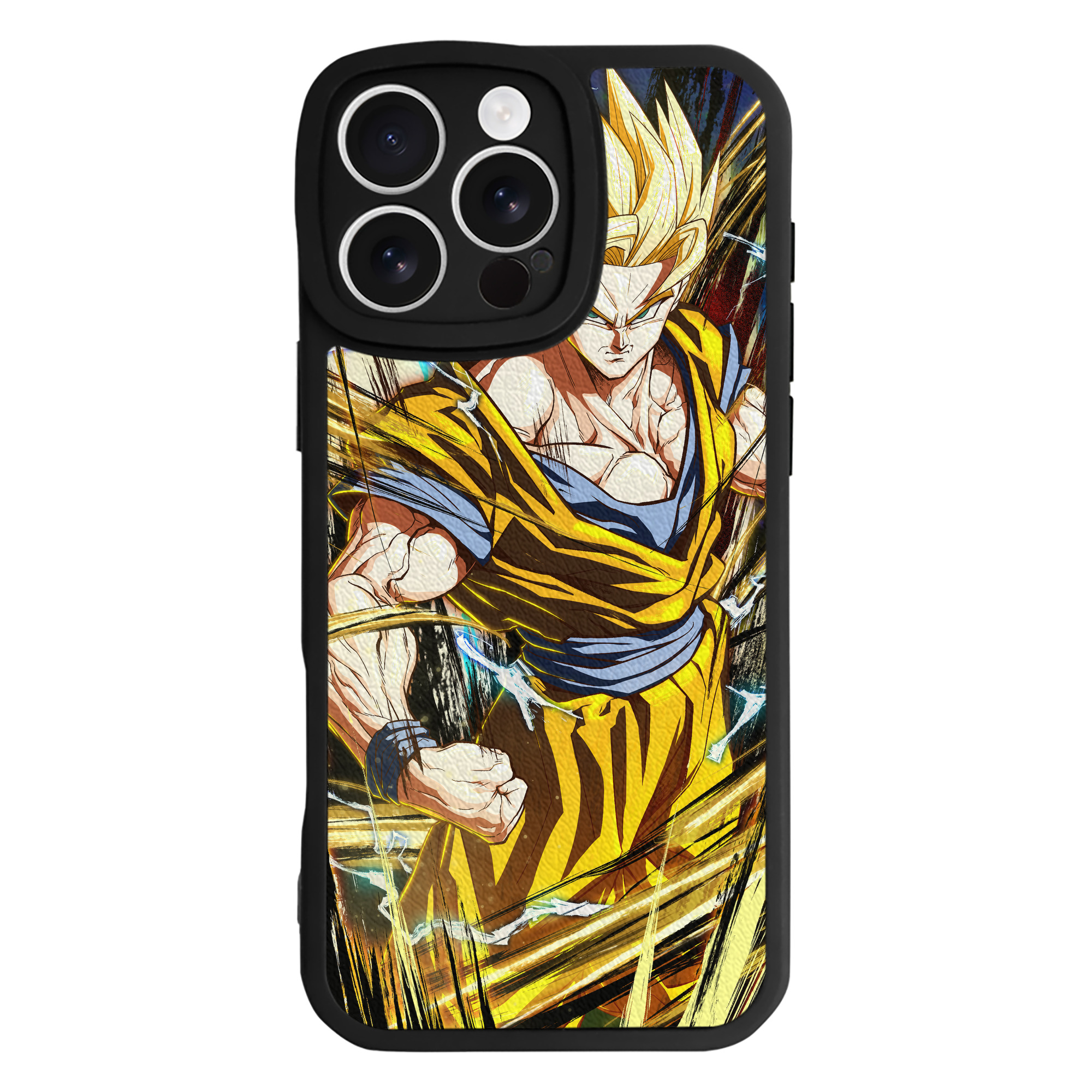（画像用） ドラゴンボール DRAGON BALL 【iPhone 16シリーズ対応】シリコンスマホケース（レザー調） 材質：シリコン